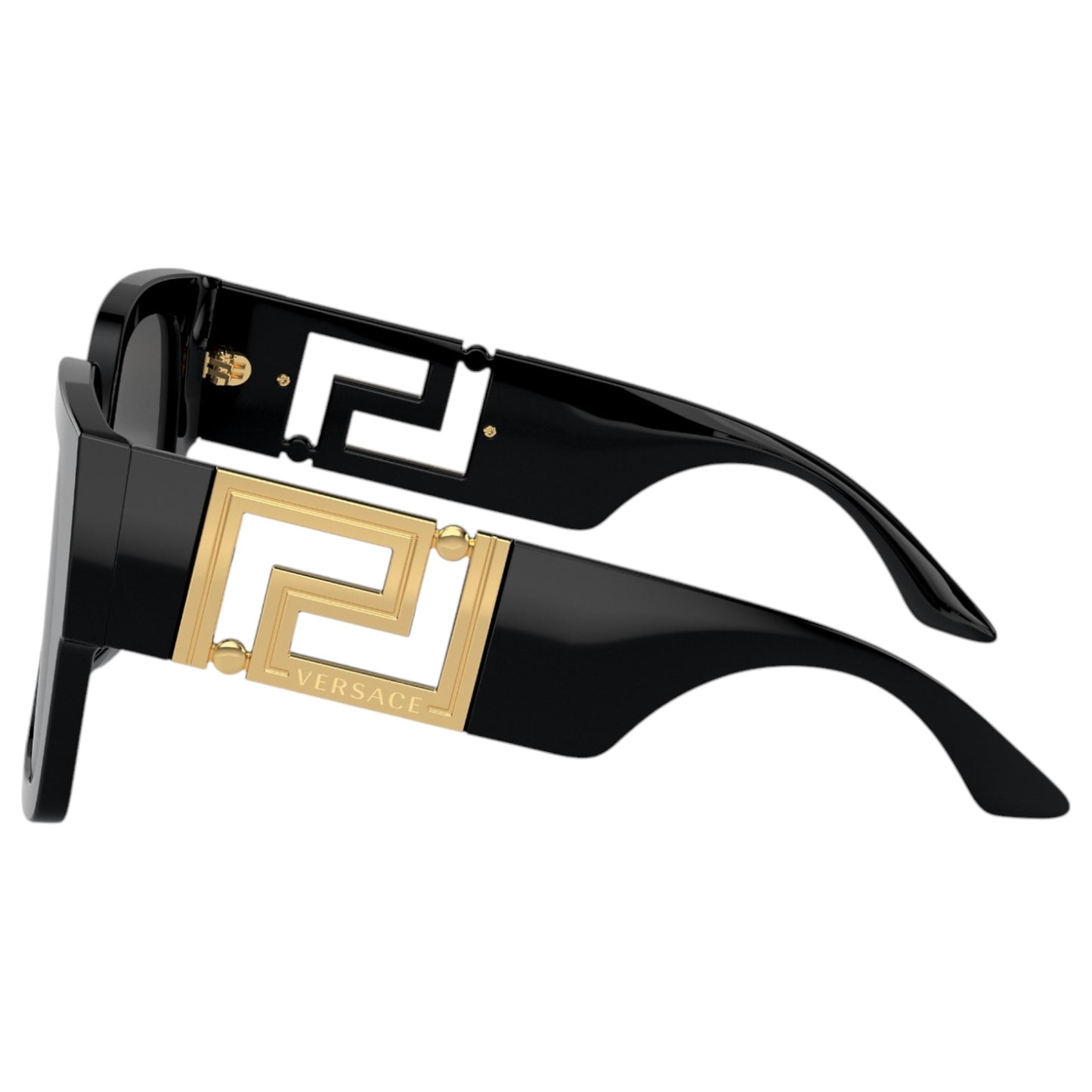 Womens Versace Greca VE4402 Sunglasses Black/Grey
