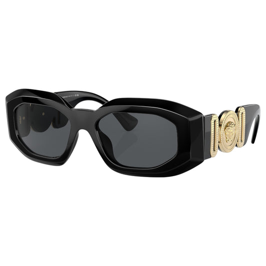 Womens Versace VE4425U Sunglasses Black/ Dark Grey