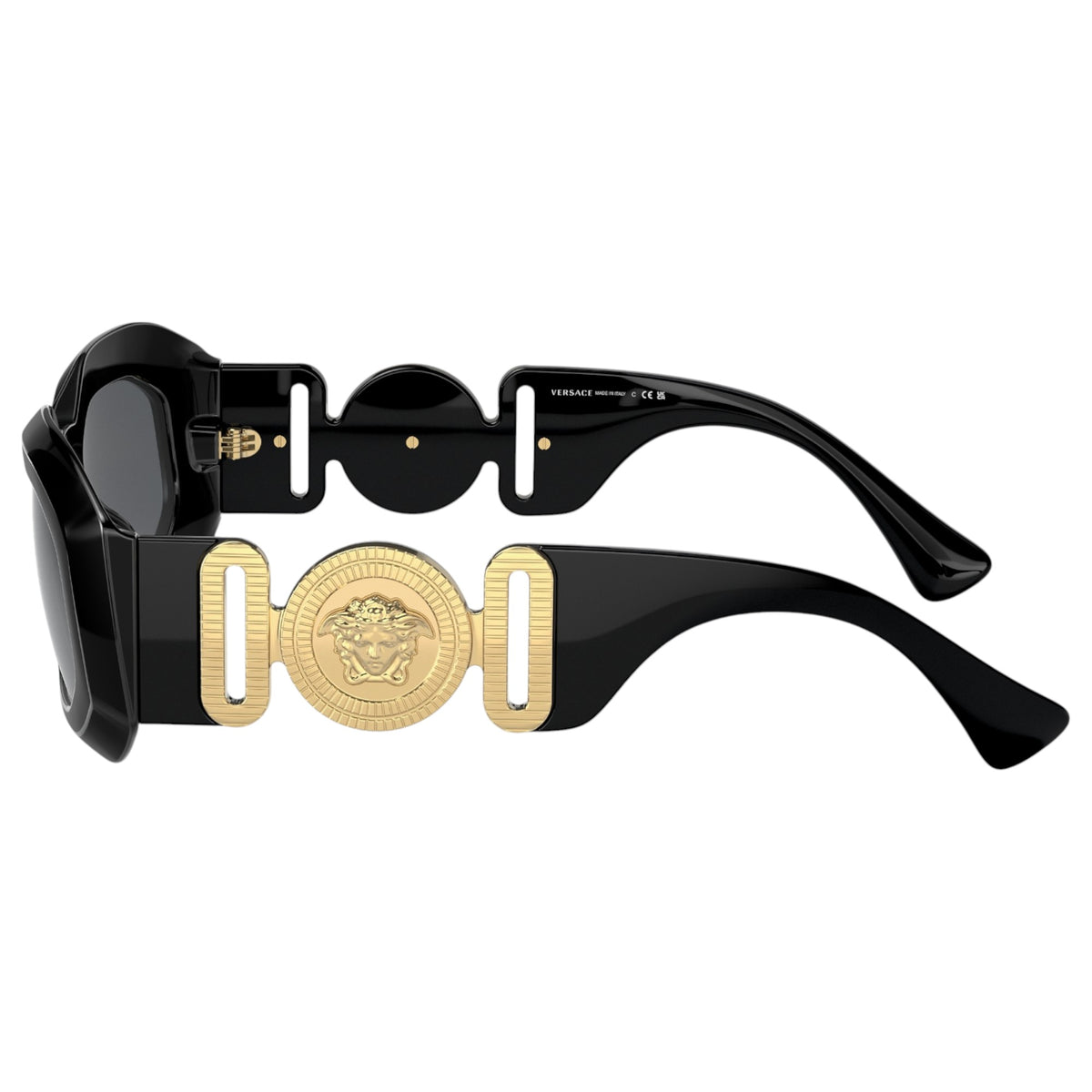 Womens Versace VE4425U Sunglasses Black/ Dark Grey