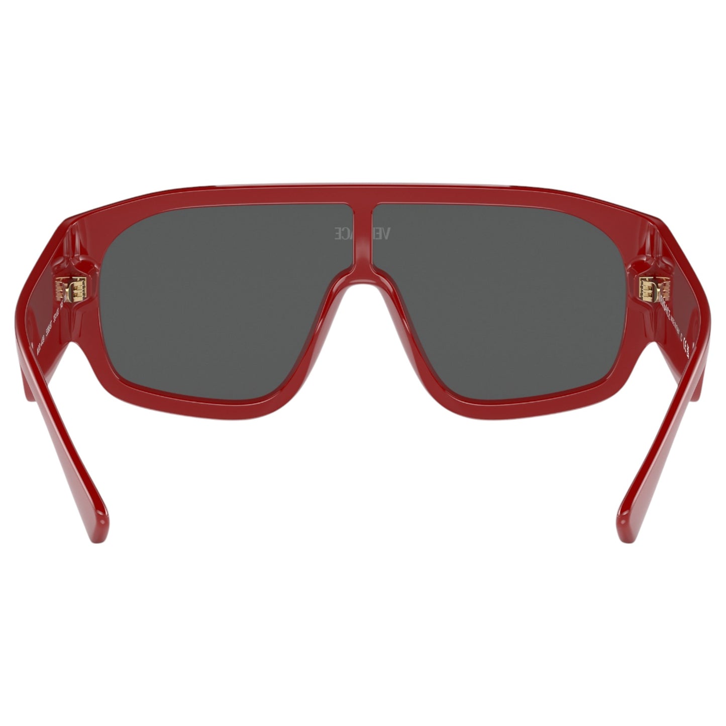 Womens Versace VE4439 Sunglasses Red/ Dark Grey