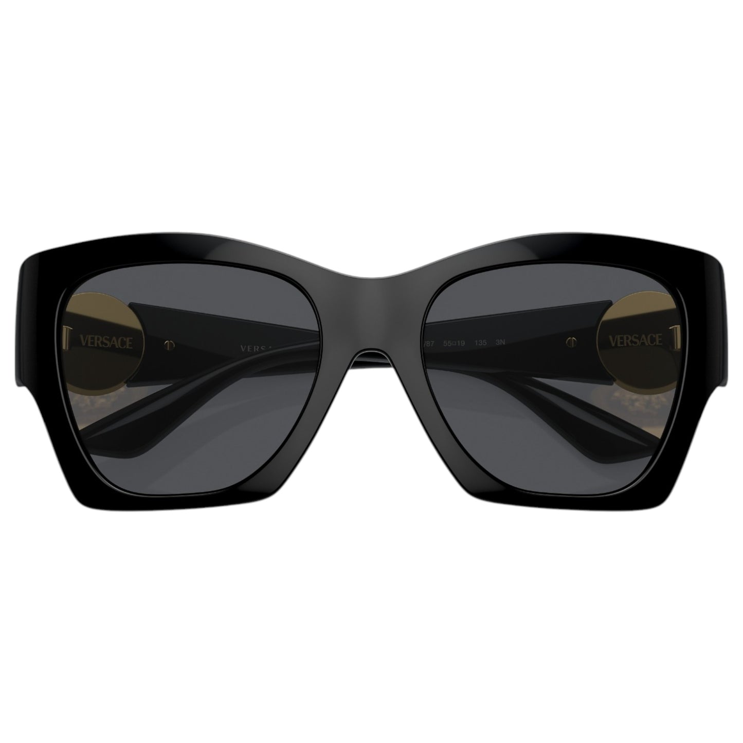 Womens Versace VE4452 Sunglasses Black/Grey