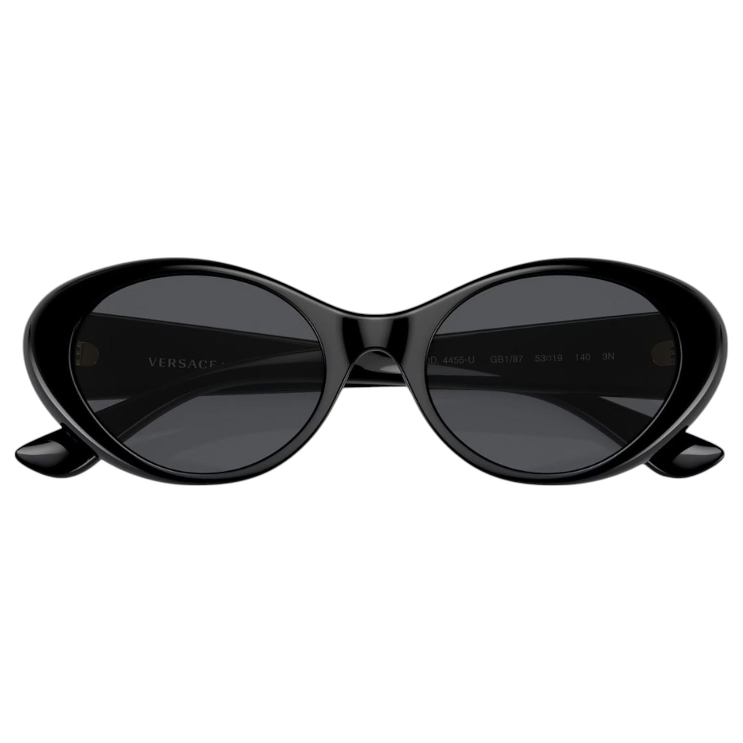 Womens Versace VE4455U Sunglasses Black/Dark Grey
