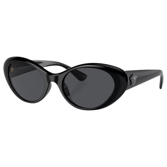 Womens Versace VE4455U Sunglasses Black/Dark Grey