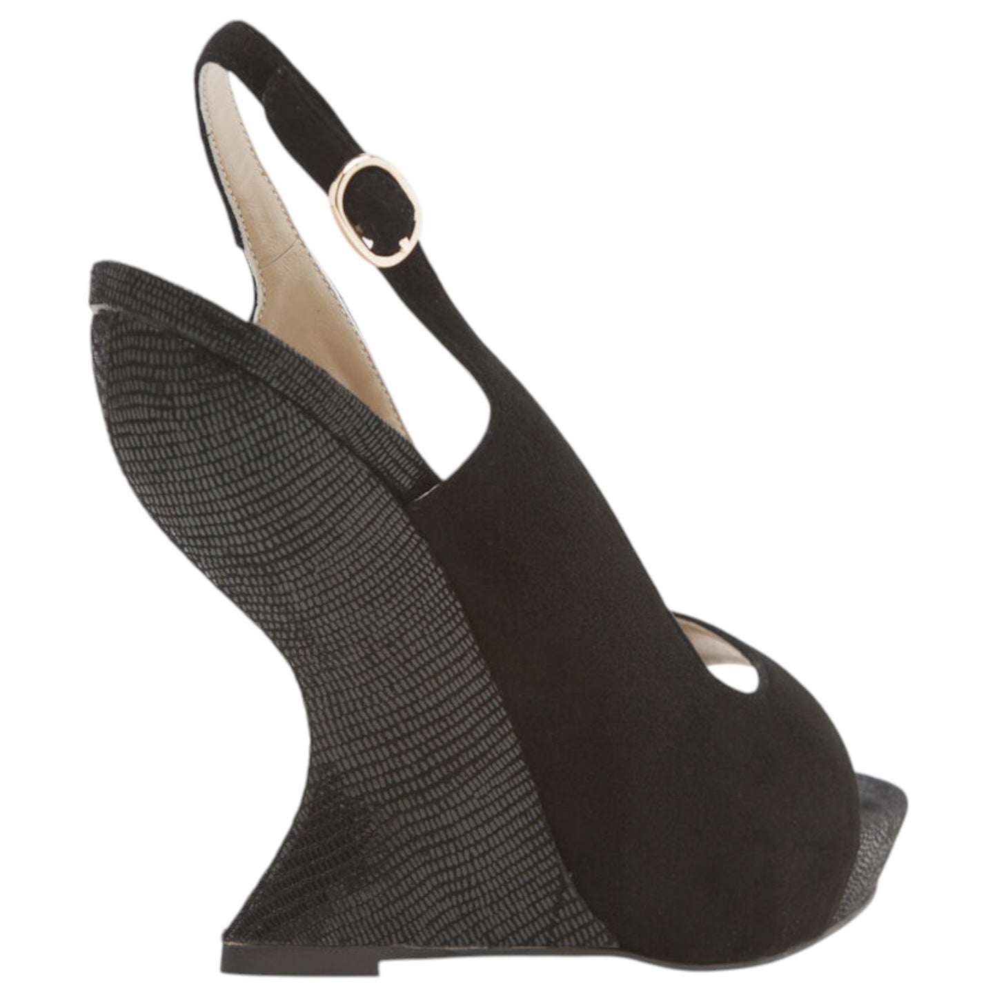 Womens Zasel Evelyn Heels Black