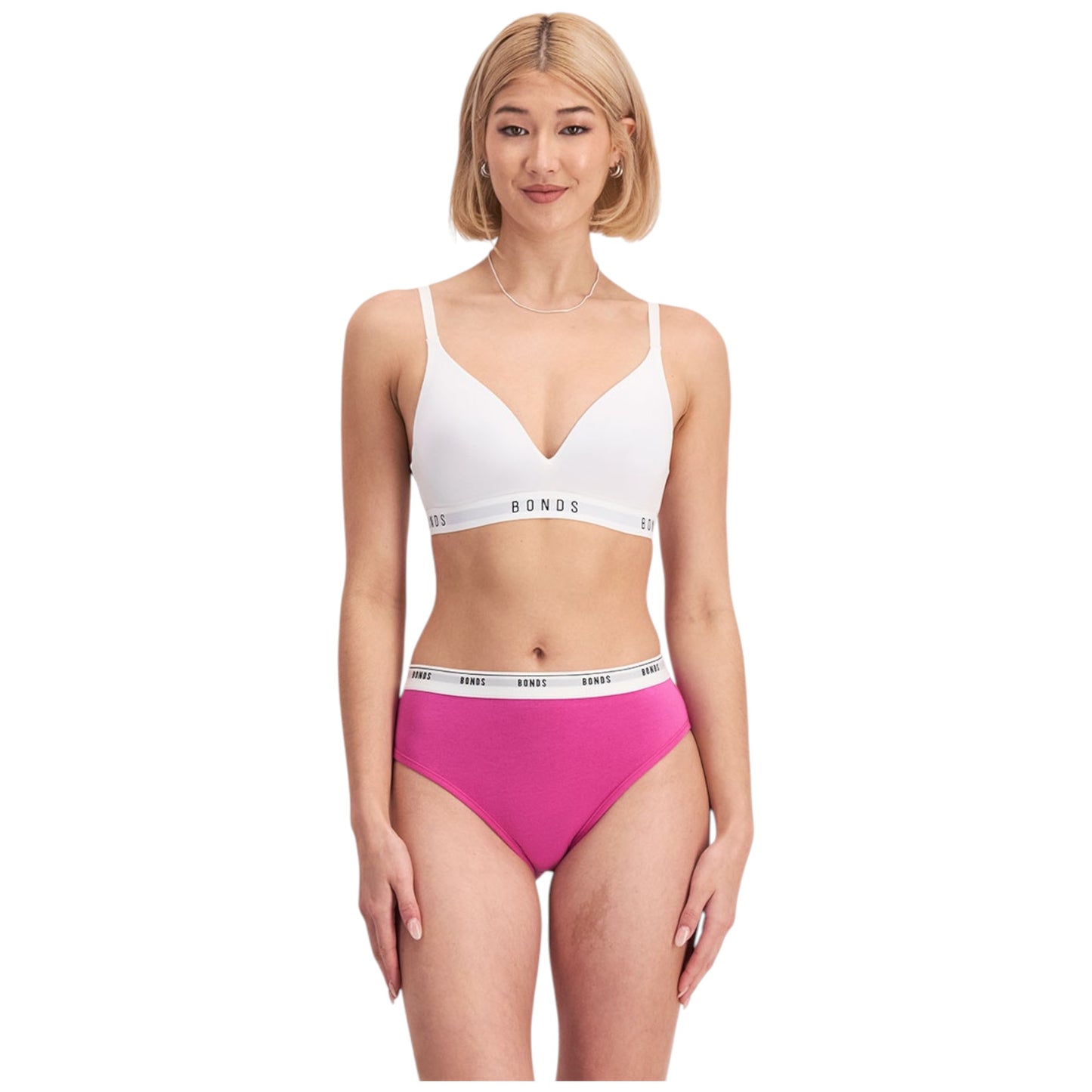 4 Pack Womens Bonds Hi Leg Underwear Black