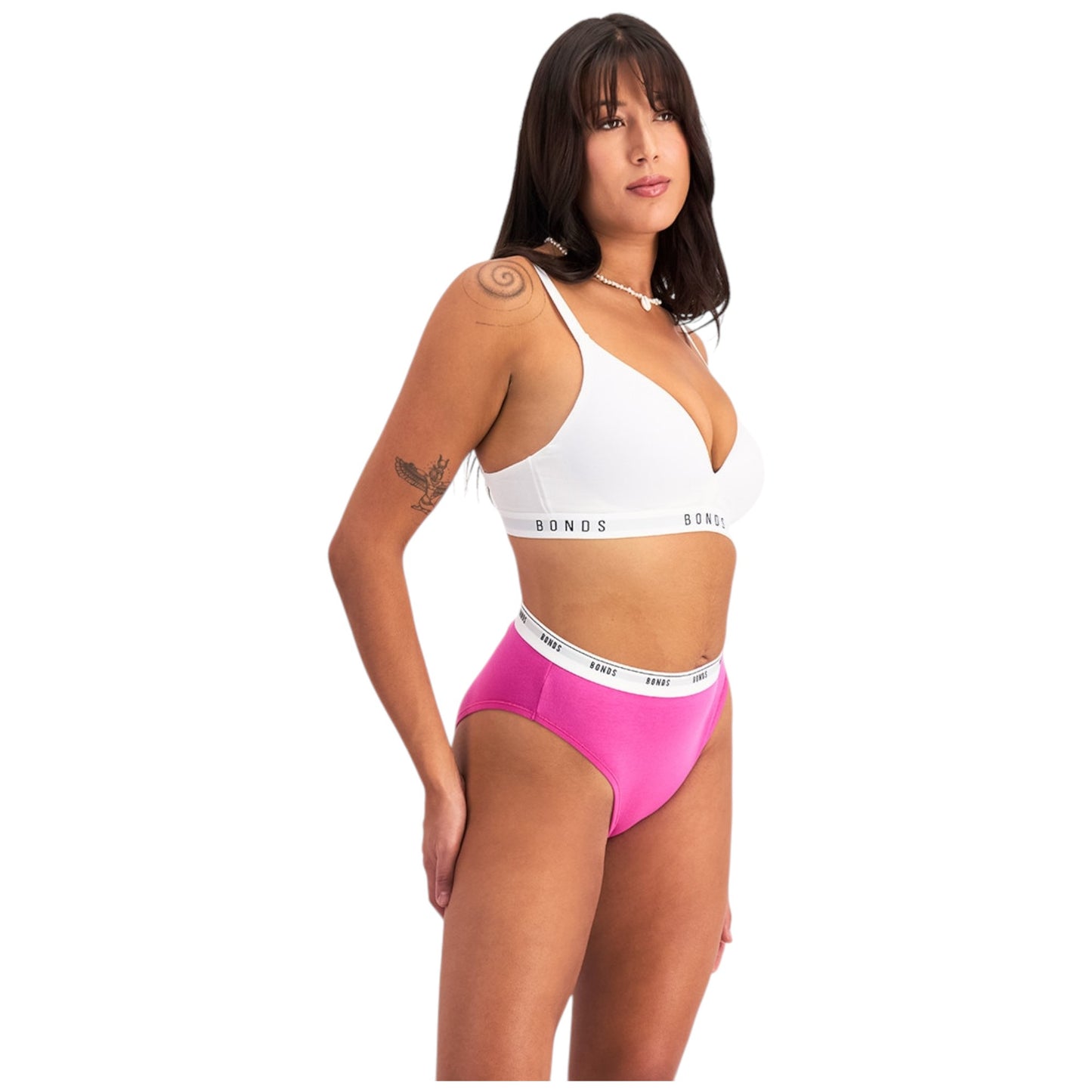 4 Pack Womens Bonds Hi Leg Underwear Black
