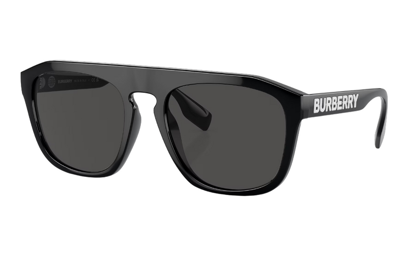 Mens Burberry Sunglasses Be4396u Wren Black Dark Grey Sunnies