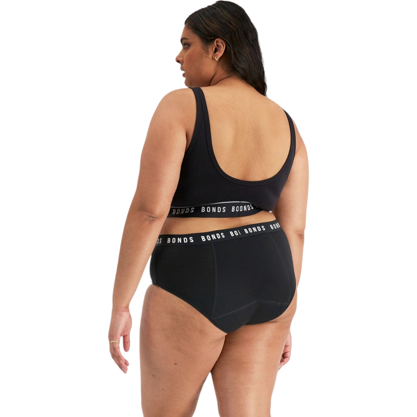Womens Bonds Bloody Comfy™ Period Heavy Full Briefs Underwear Black