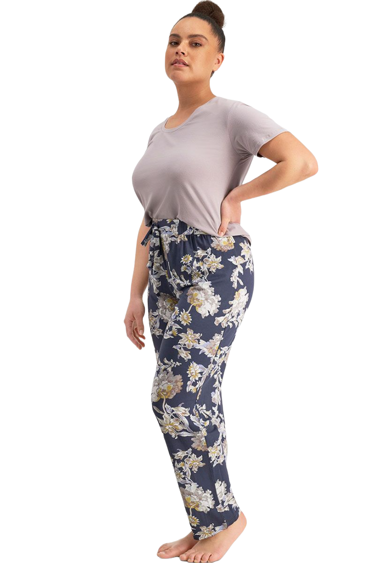 Womens Jockey Life Wide Leg Loungewear Pants French Marigold