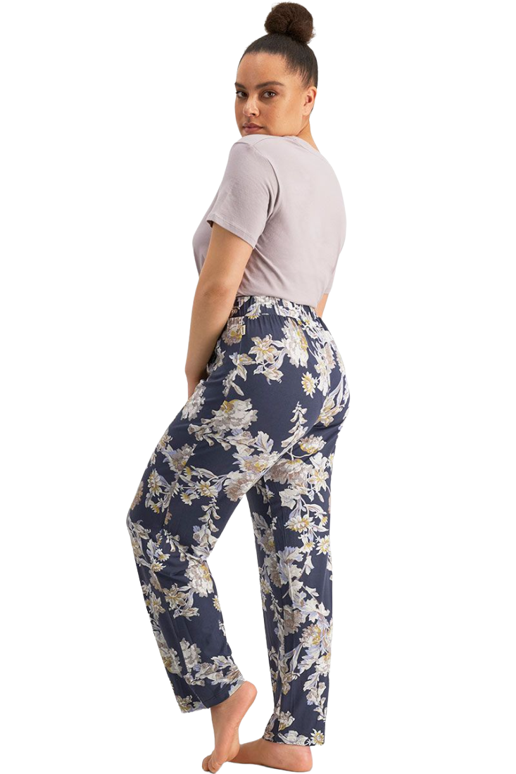 Womens Jockey Life Wide Leg Loungewear Pants French Marigold