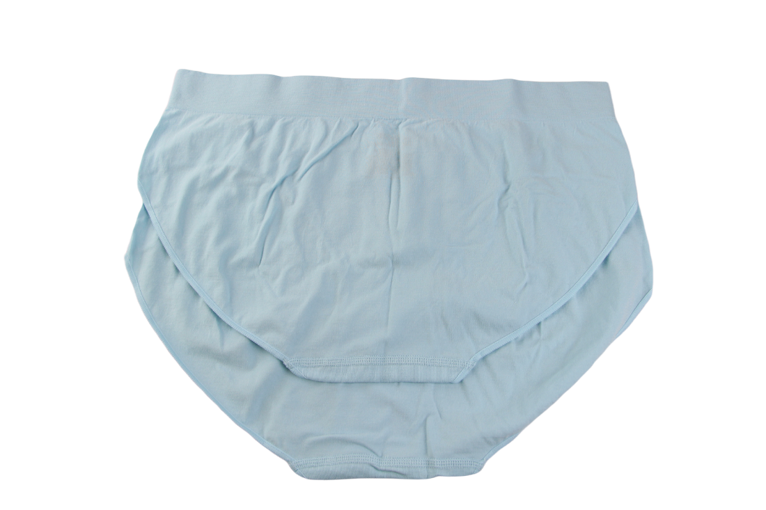 2 Pack Womens Bonds Seamless Midi Briefs Underwear Light Blue
