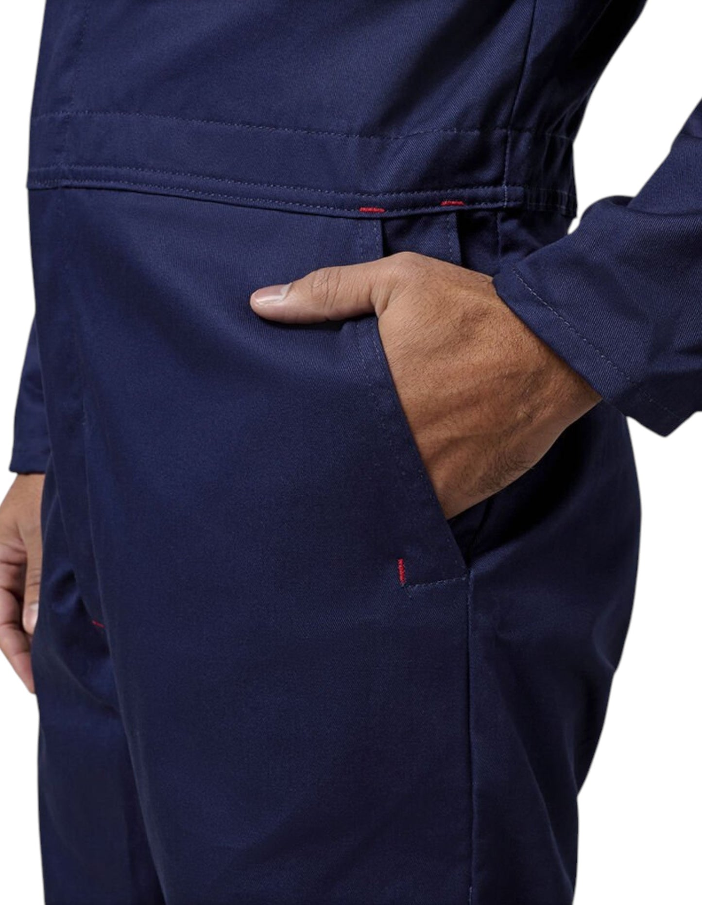 Mens Hard Yakka Foundations Cotton Drill Coverall Navy