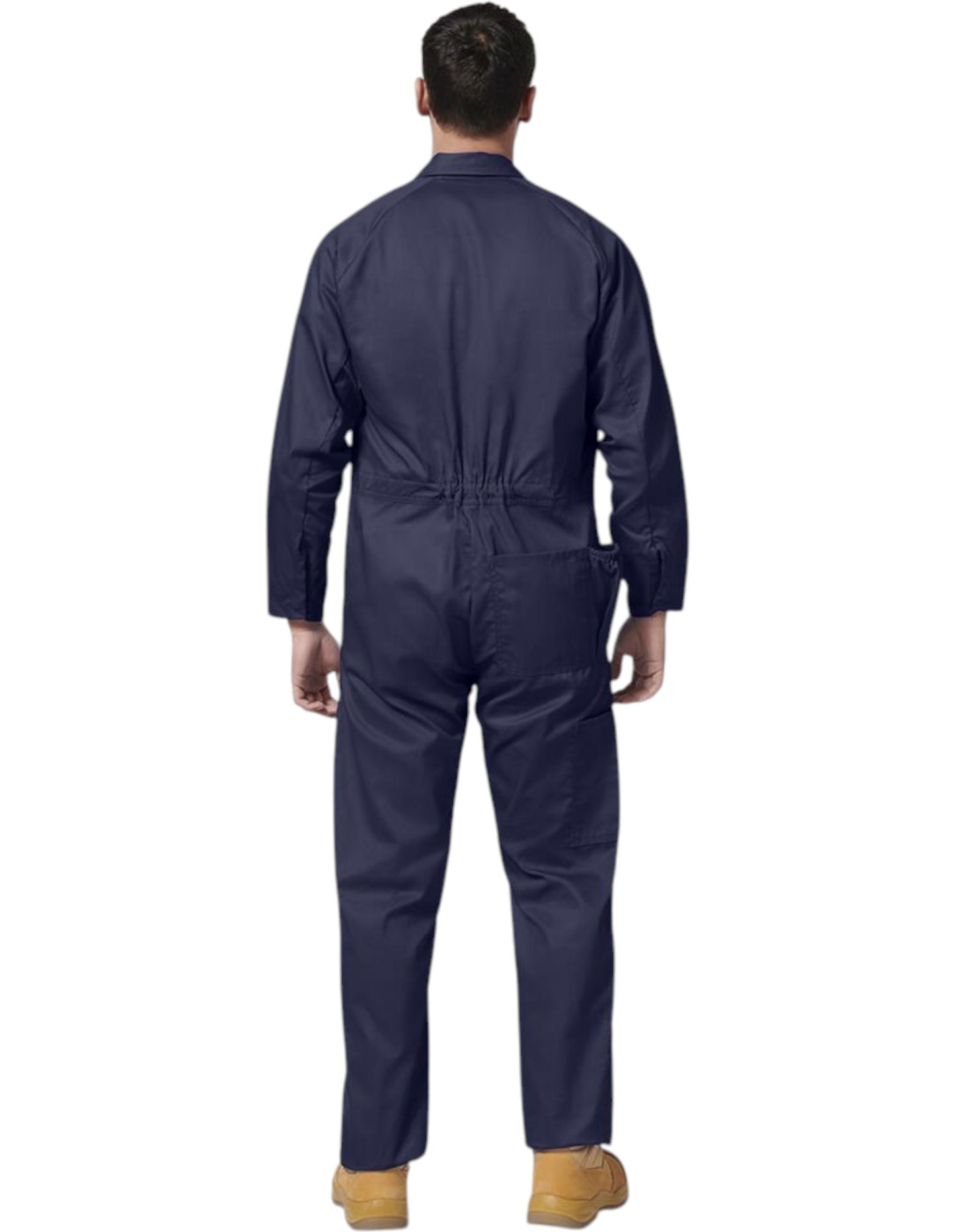 Mens Hard Yakka Cotton Lightweight Drill Coverall Navy