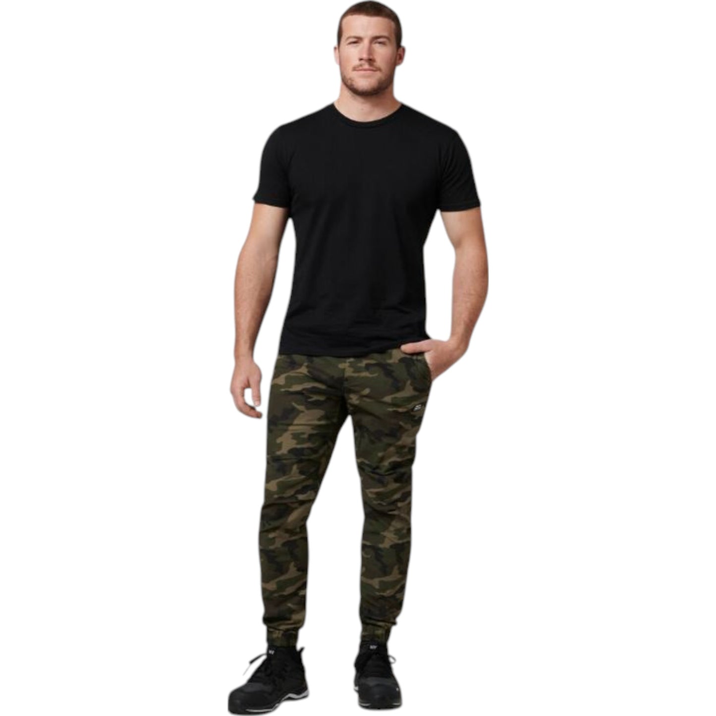 Mens Hard Yakka 3056 Camo Jogger Trackies Camouflage