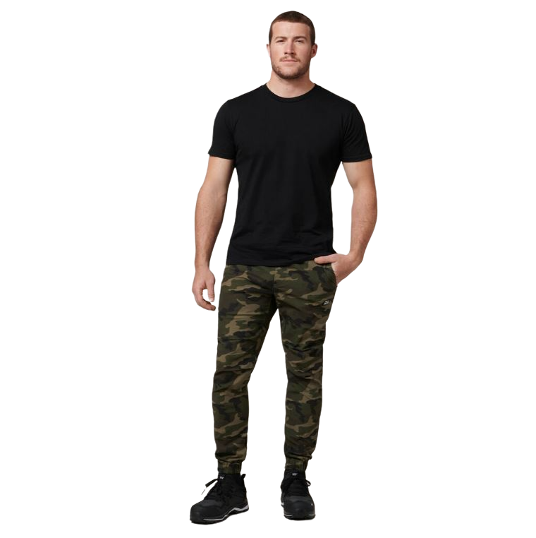 Mens Hard Yakka 3056 Camo Jogger Trackies Camouflage