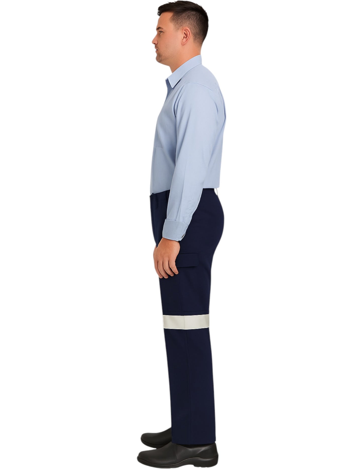 Mens Hard Yakka Basic Drill Cargo Workwear Pants Navy
