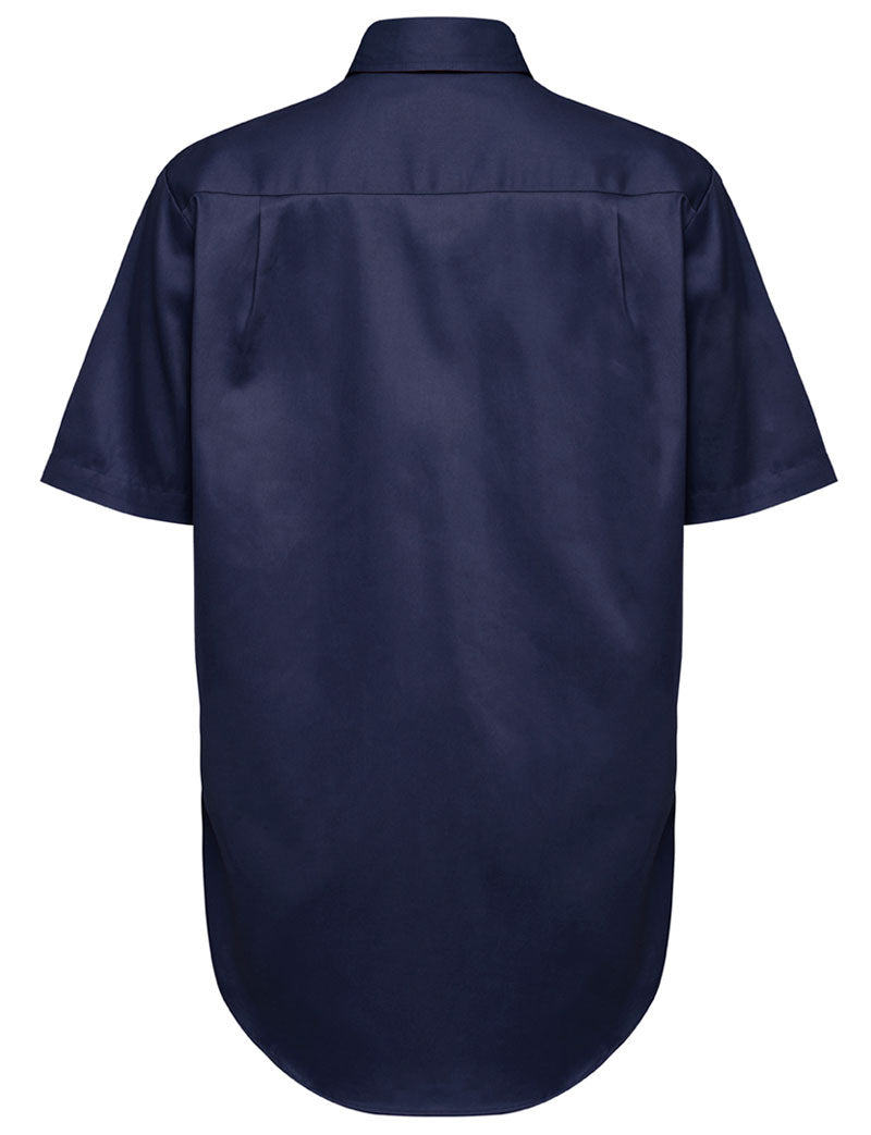 Mens Hard Yakka Lightweight Drill Ventilated Shirt Navy