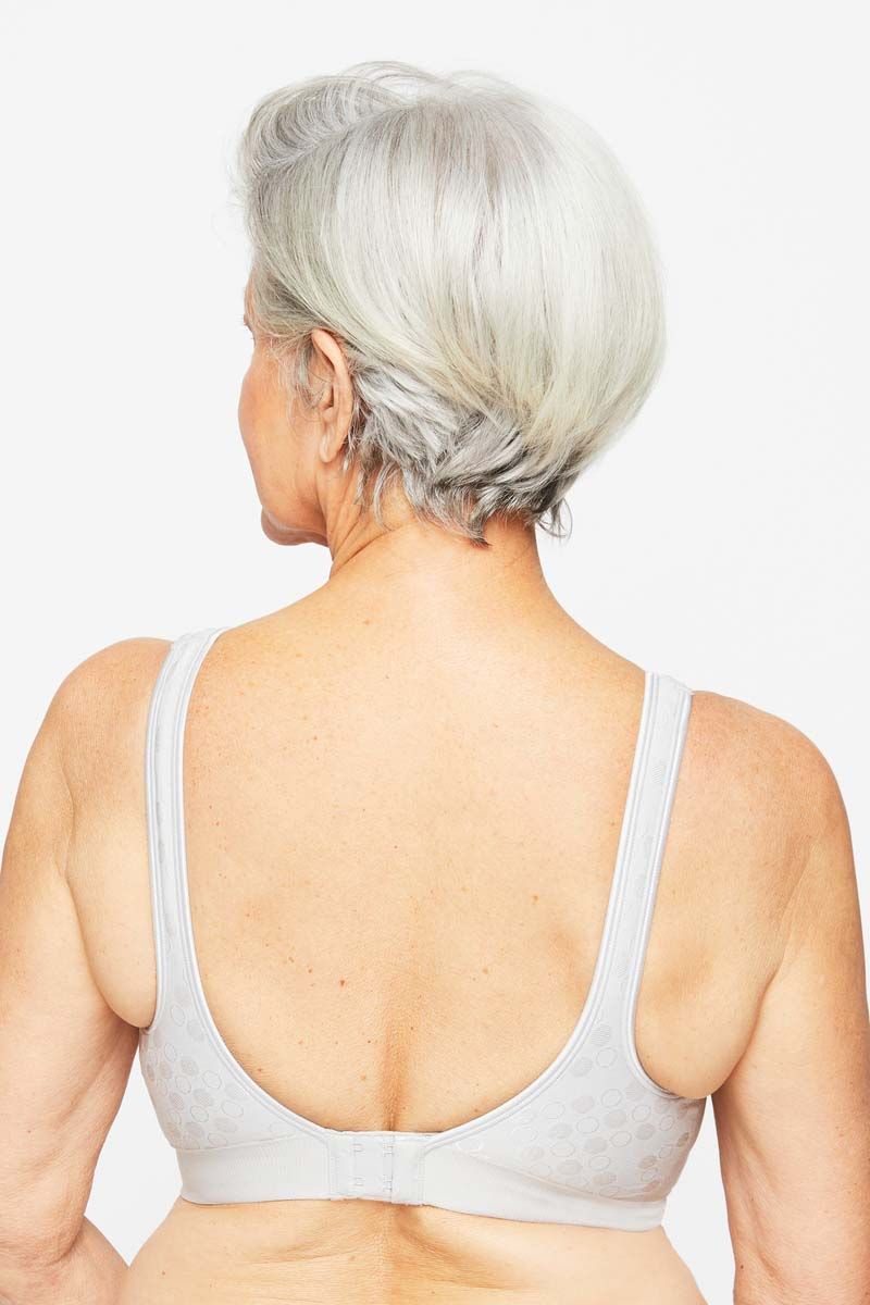 Womens Playtex Comfort Revolution Contour Wirefree Bra Grey