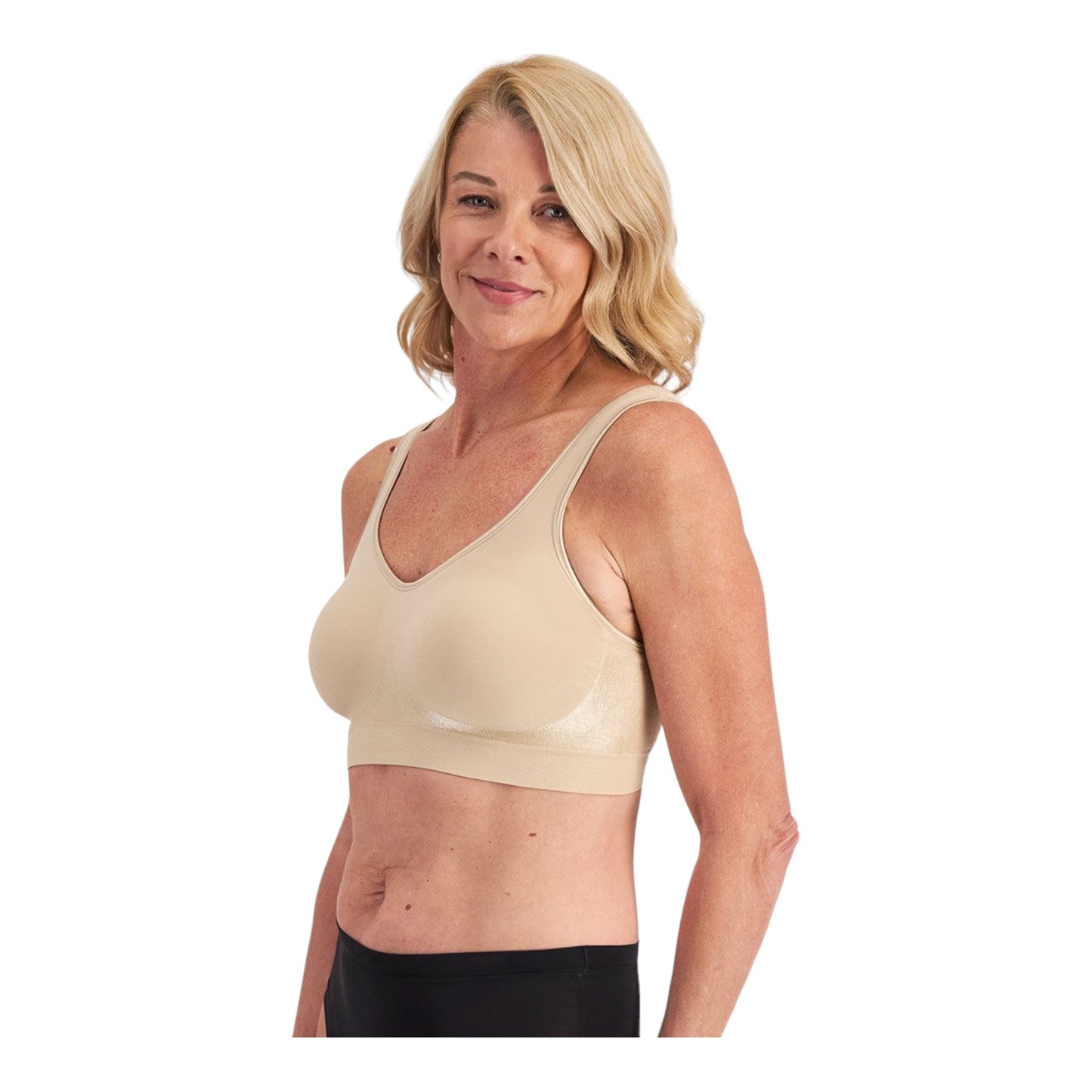 Womens Playtex Comfort Revolution Contour Wirefree Bra Nude
