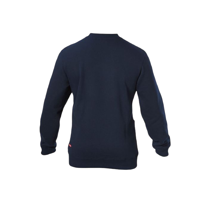Mens Hard Yakka Crew Neck Fleece Jumper Navy