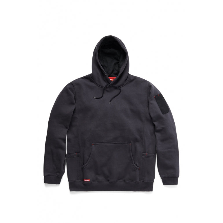Mens Hard Yakka Workwear Fleece Hoodie Charcoal