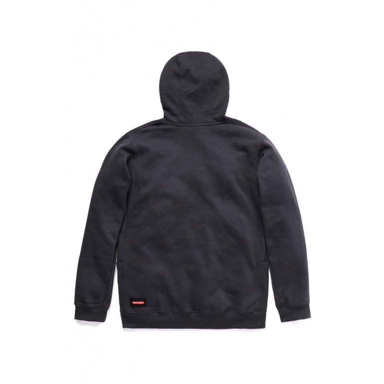 Mens Hard Yakka Workwear Fleece Hoodie Charcoal