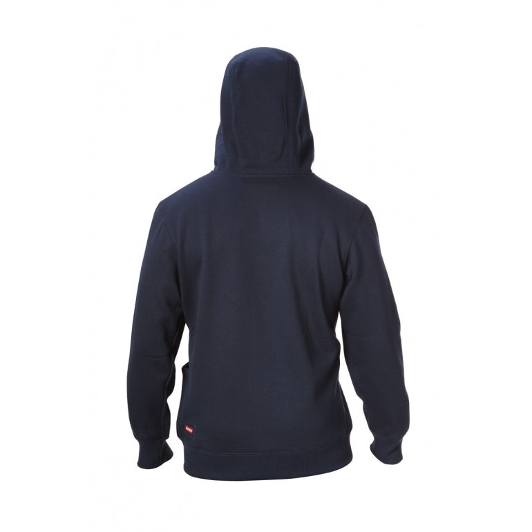 Mens Hard Yakka Workwear Fleece Hoodie Navy