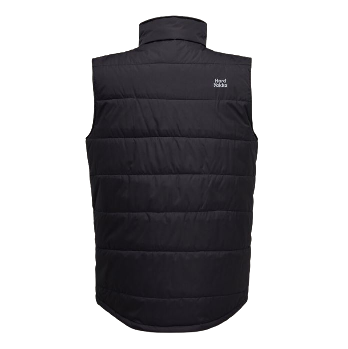 Mens Hard Yakka Puffa 2.0 Winter Jacket Black