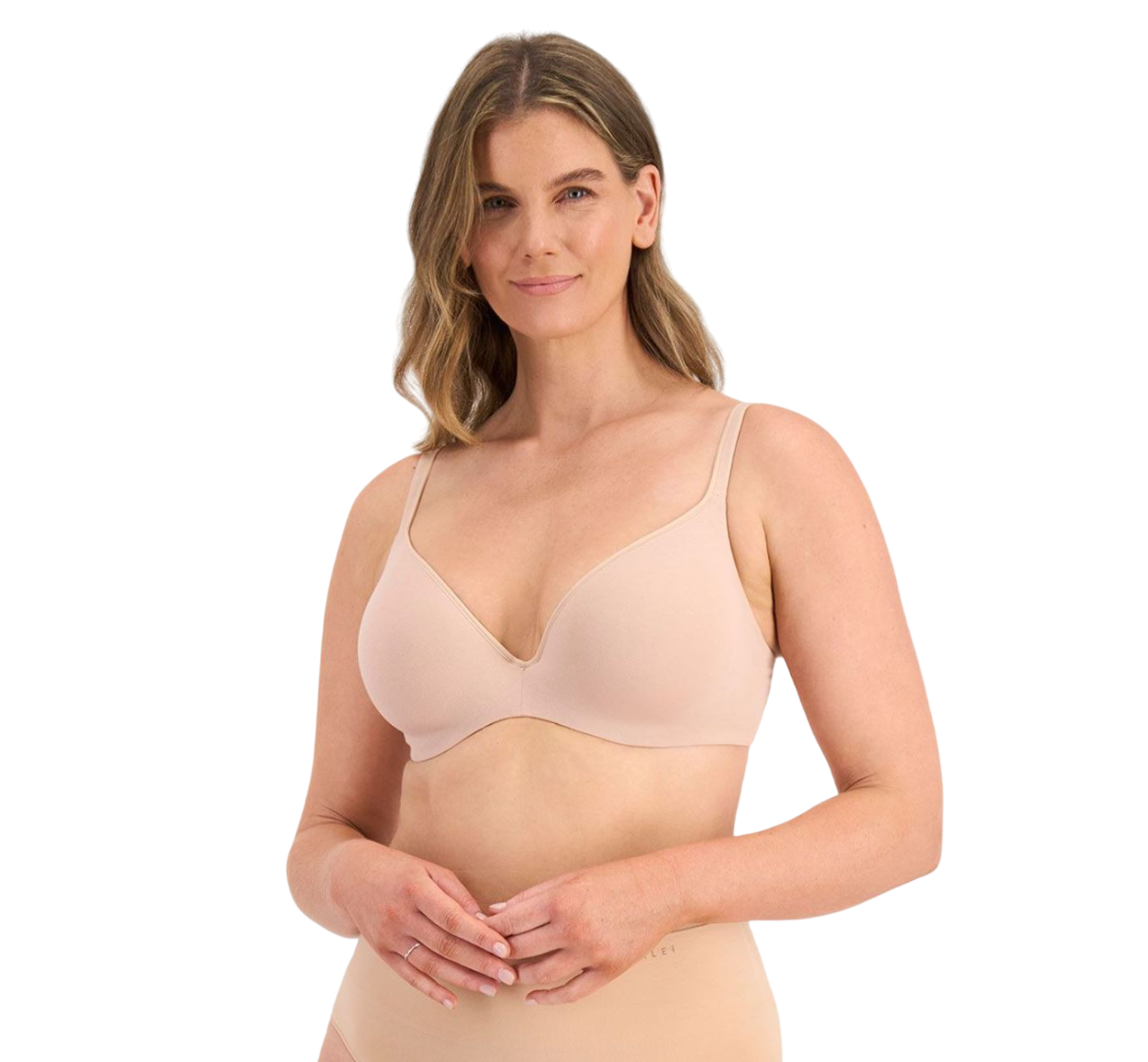 Womens Berlei Barely There Cotton Contour Bra Nude
