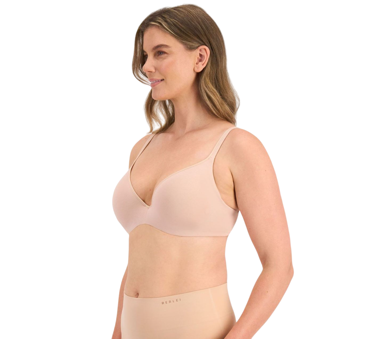 Womens Berlei Barely There Cotton Contour Bra Nude