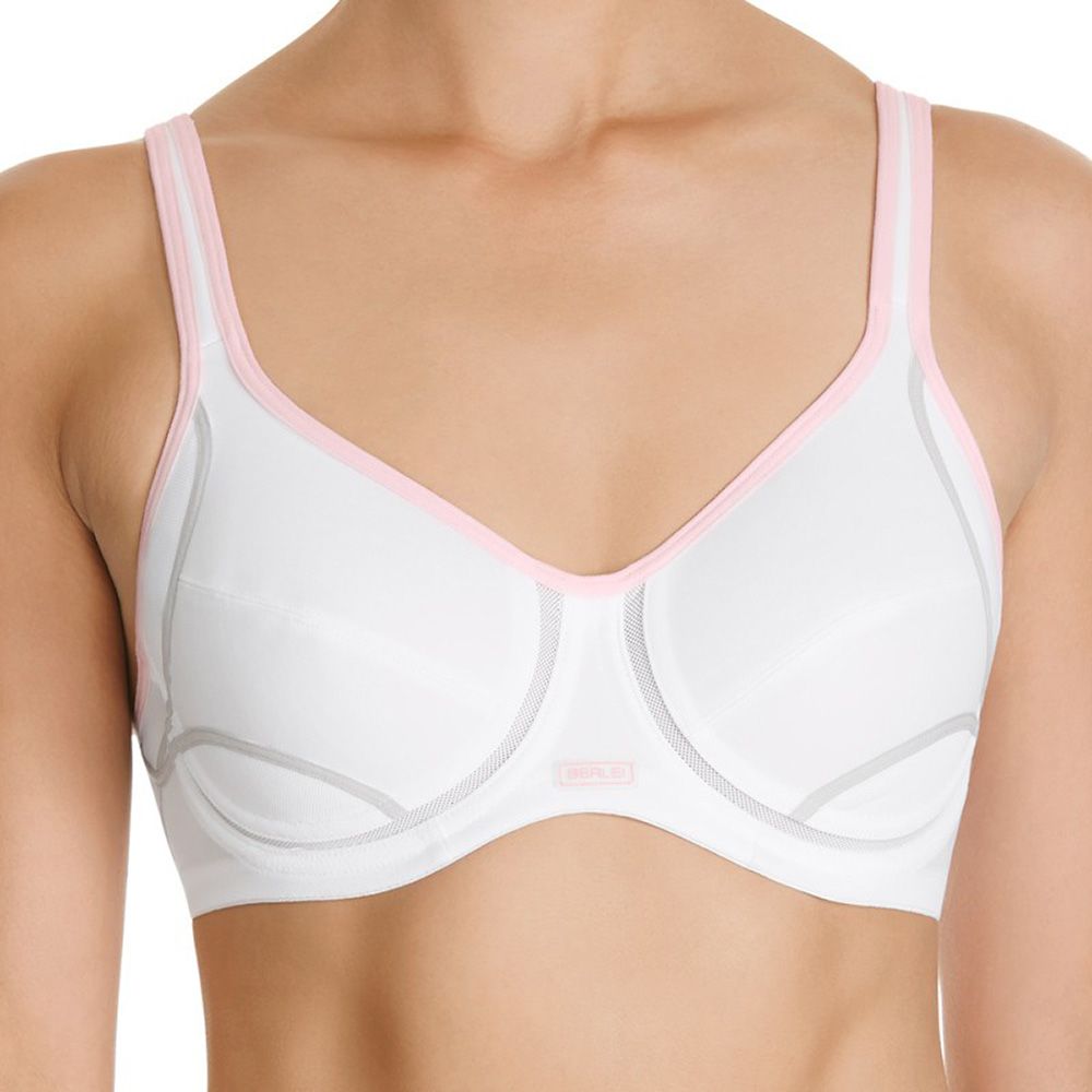 Womens Berlei Electrify Underwire Sports Bra White