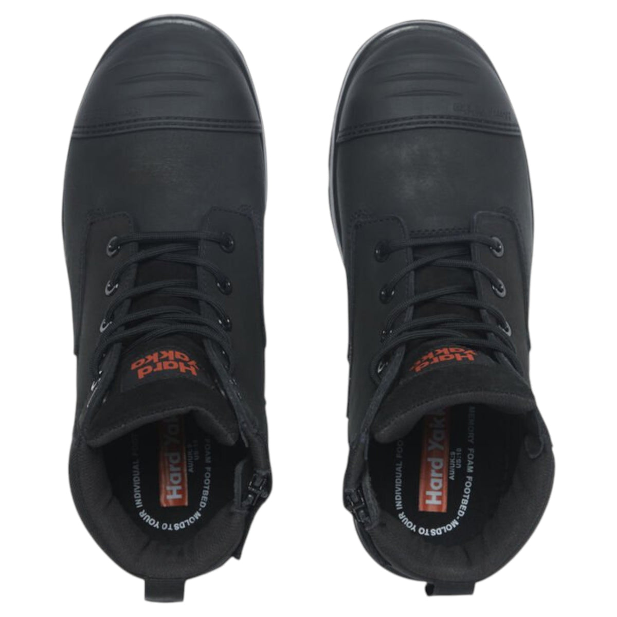 Mens Hard Yakka TOUGHMAXX 6Z Steel Toe Boots Black