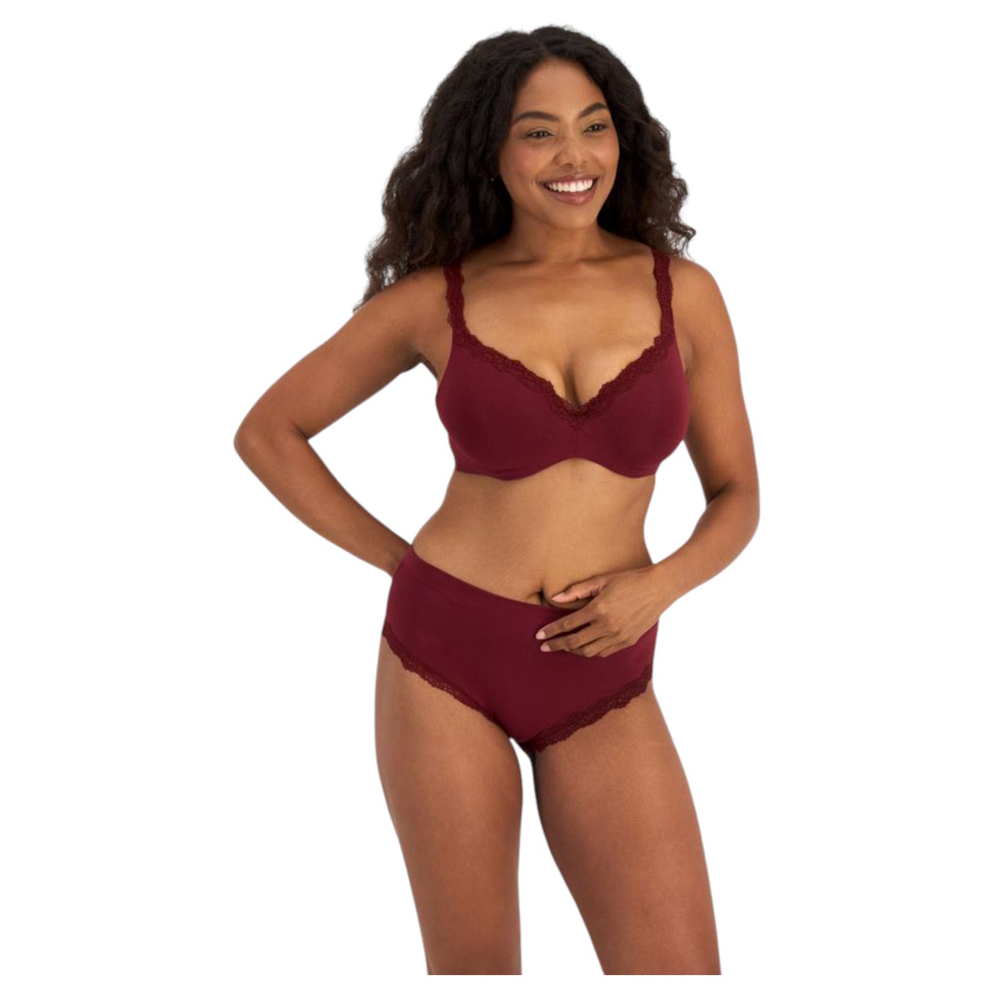 Berlei Barely There Breathe Luxe T-Shirt Bra Crimson Fire