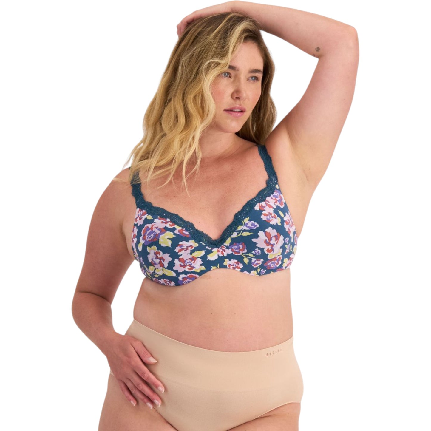 Womens Berlei Barely There Luxe Contour Bra Winter Rose Garden