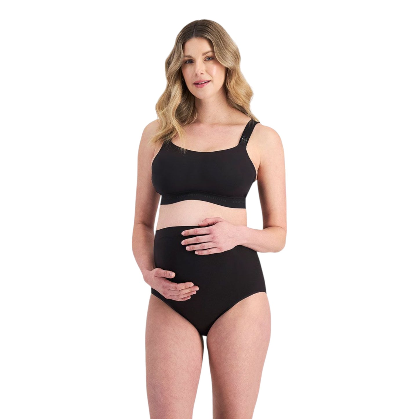 Womens Berlei Life Maternity Active Crop Bra Black