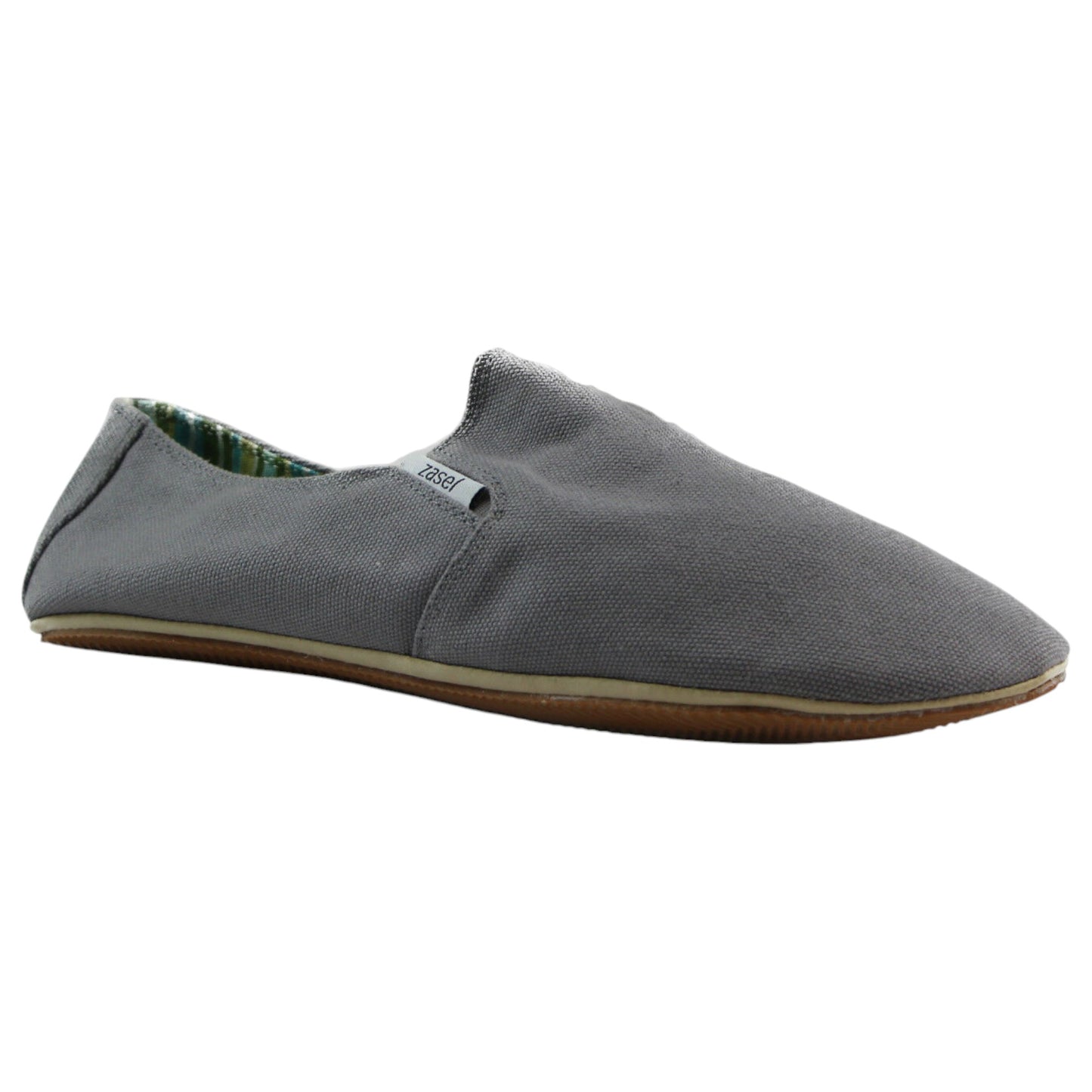 Mens Zasel Cotton Canvas Shoes Grey