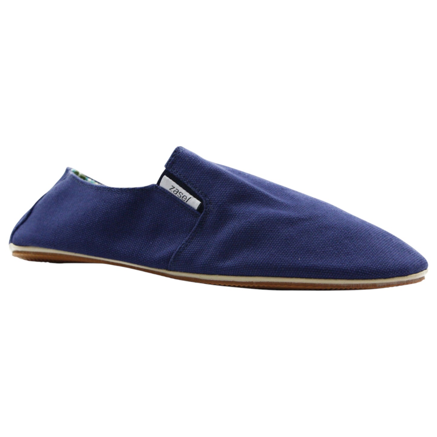 Mens Zasel Cotton Canvas Shoes Navy