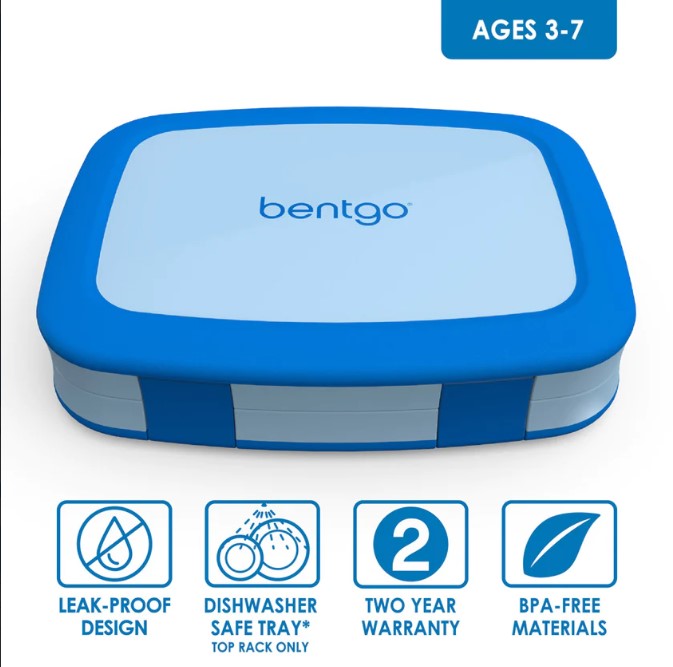 Bentgo Kids Lunch Box Container Storage Blue