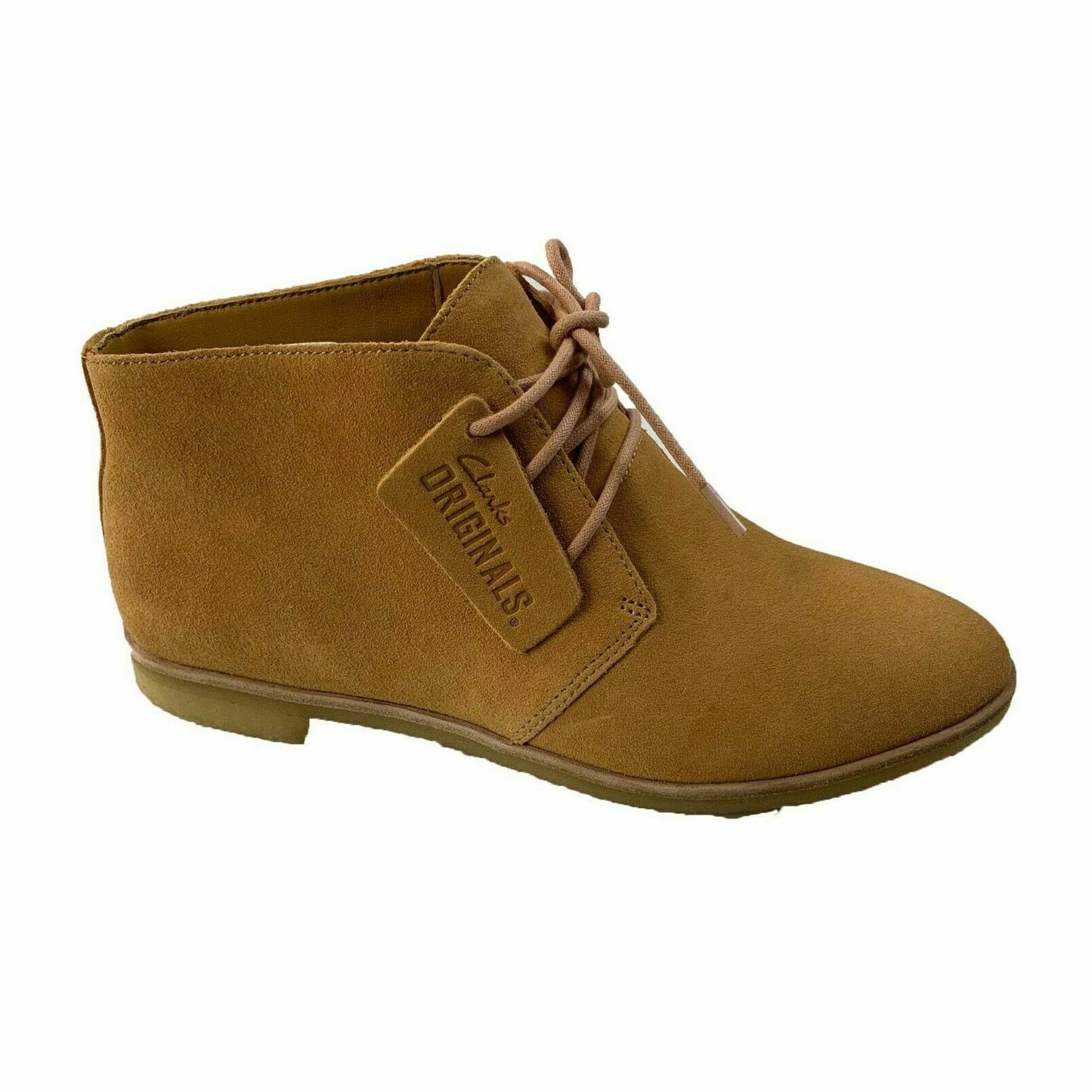 Womens Clarks Phenia Desert Boots Faded Peach