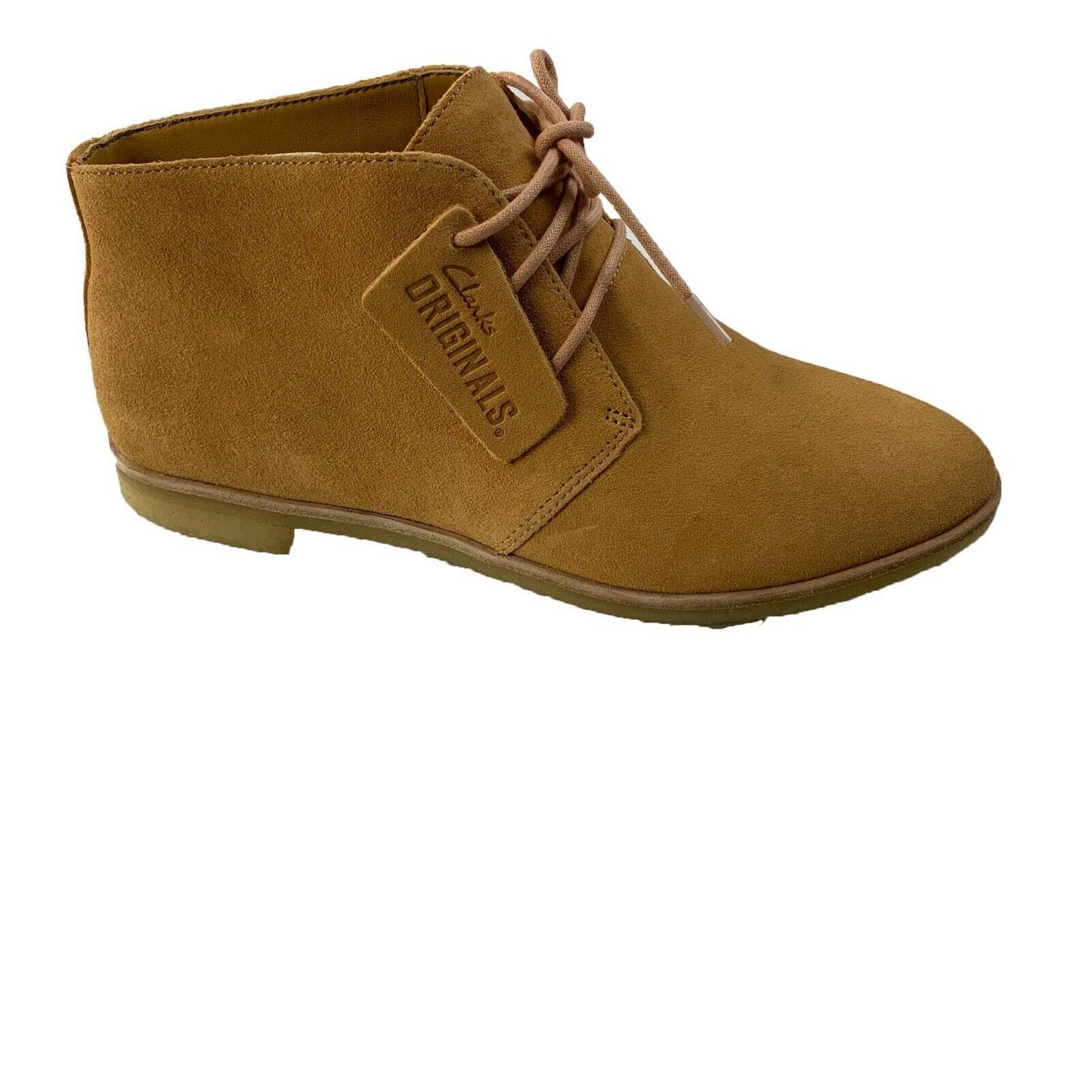 Womens Clarks Phenia Desert Boots Faded Peach