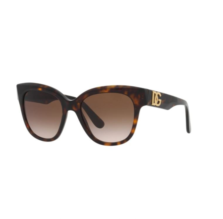 Womens Dolce & Gabbana Sunglasses Dg4407 Havana/ Brown Gradient Sunnies