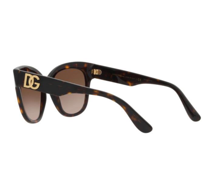 Womens Dolce & Gabbana Sunglasses Dg4407 Havana/ Brown Gradient Sunnies