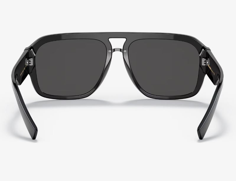 Mens Dolce & Gabbana Sunglasses Dg4403 Black/ Dark Grey Sunnies