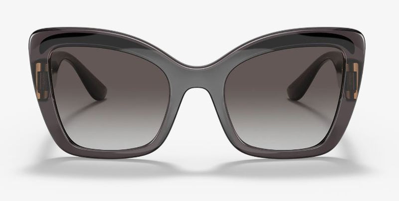Womens Dolce & Gabbana Sunglasses Dg6170 Transparent Grey/Black/ Grey Gradient Sunnies
