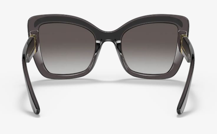 Womens Dolce & Gabbana Sunglasses Dg6170 Transparent Grey/Black/ Grey Gradient Sunnies