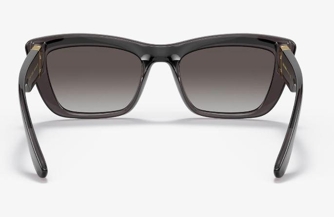 Womens Dolce & Gabbana Sunglasses Dg6171 Transparent Grey/Black/ Grey Gradient Sunnies