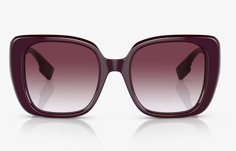 Womens Burberry Sunglasses Be4371 Helena Bordeaux/Voilet Gradient Sunnies