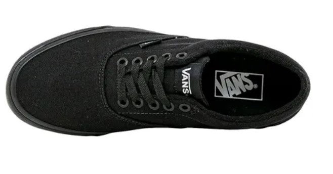 Mens Vans Doheny Black Casual Lace Up Shoes