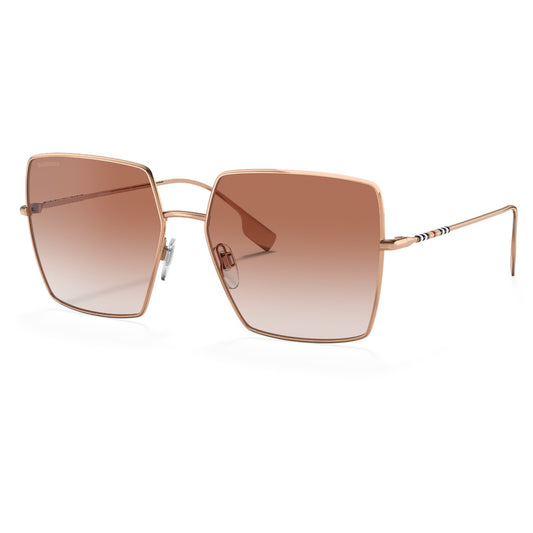 Womens Burberry Daphne BE3133 Sunglasses Rose Gold/Pink