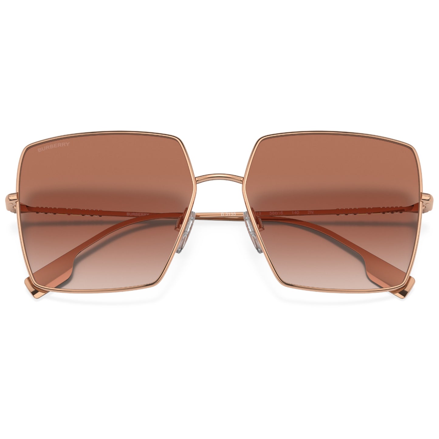 Womens Burberry Daphne BE3133 Sunglasses Rose Gold/Pink